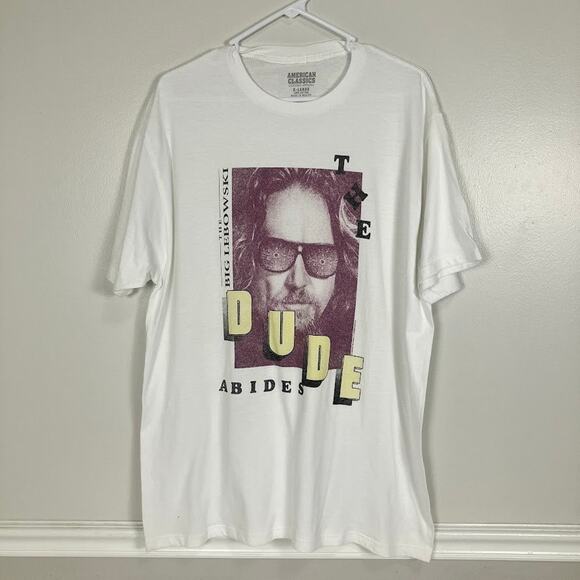 The Big Lebowski The Dude Abides Movie T Shirt American Classics XL - Picture 1 of 6
